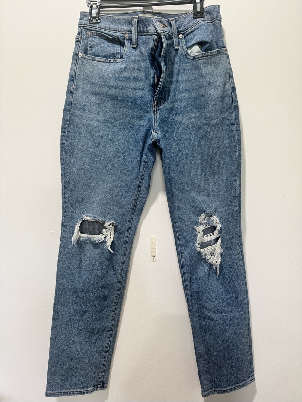 Madewell Distressed Medium Blue Jeans | Very Good Condition